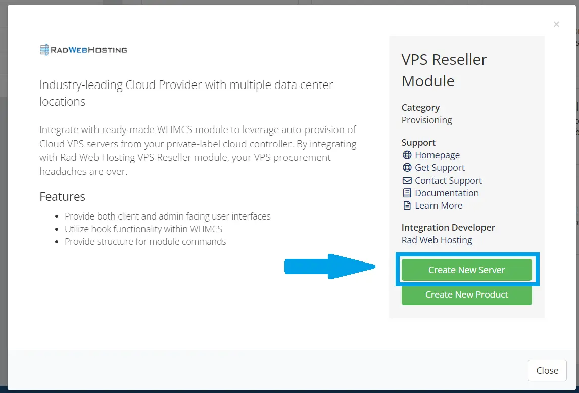 Whmcs Vps Reseller Module Application Details Whmcs vps reseller module