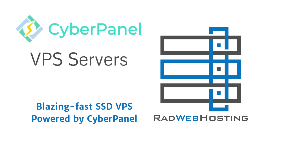 CyberPanel VPS Servers Rad Web Hosting