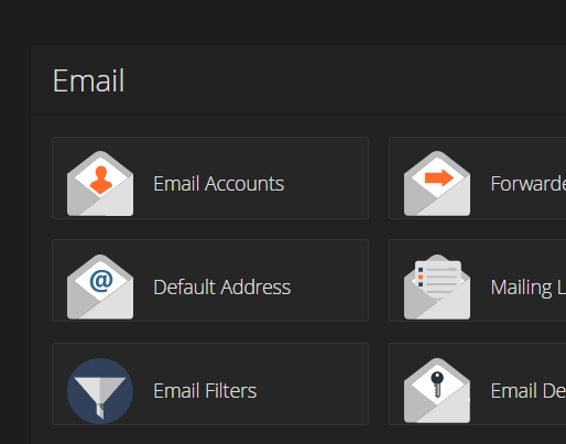 Email Accounts cPanel