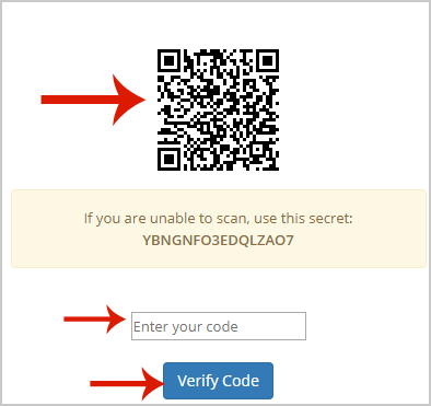 Enable 2 Factor with Authentication apps