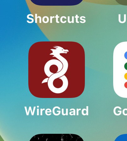 Locate and open the WireGuard application once downloaded