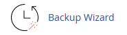 Click on Backup Wizard