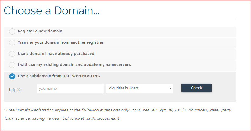 Radweb - List of Banned Subdomain Prefixes - Knowledgebase - Rad Web Hosting