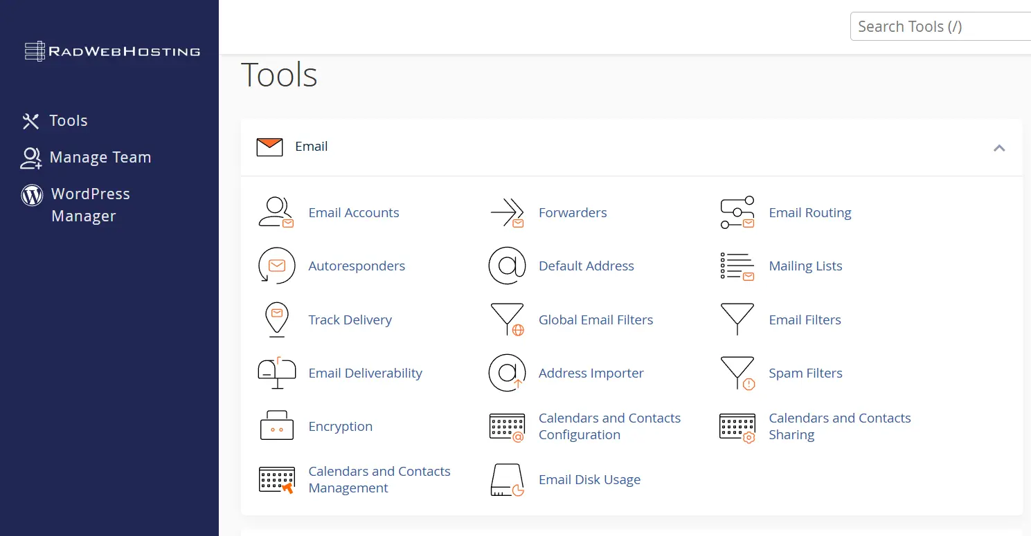 You should now be logged directly into the cPanel account