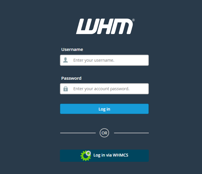 How to Login to WHM (Web Host Manager)