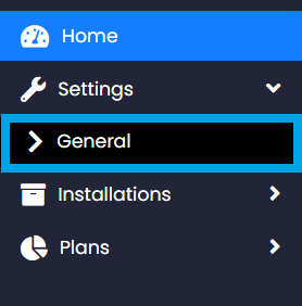 Navigate to Softaculous Settings