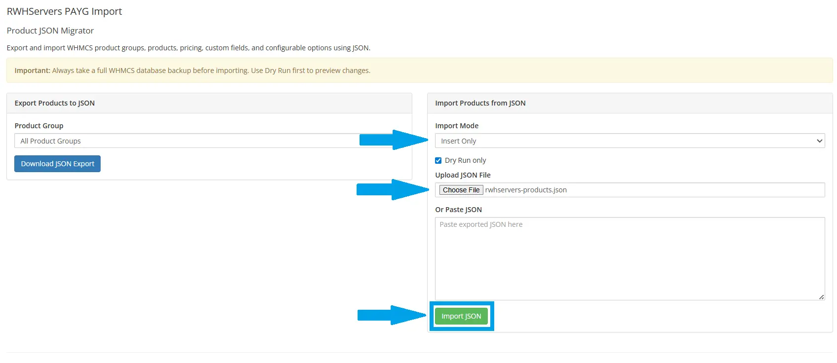 Configure Product Group