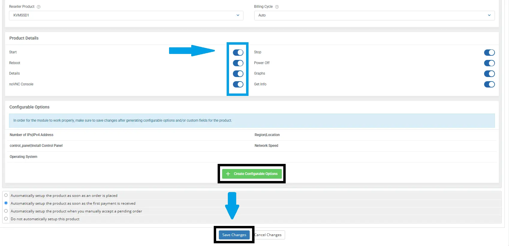 Create Configurable Options