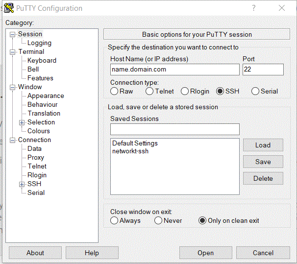 SSH a VPS or Dedicated Server with Putty