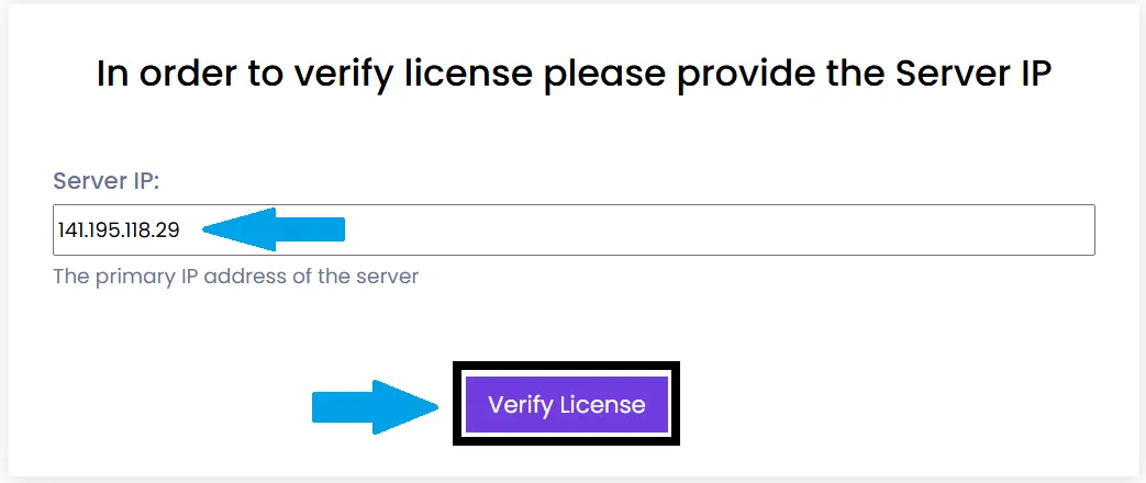 View results from Softaculous License Check Web Interface