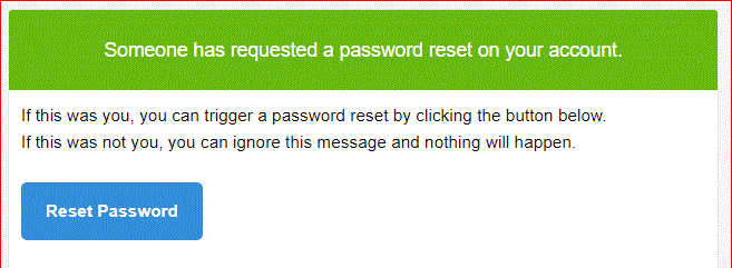 Reset SynergyCP Password
