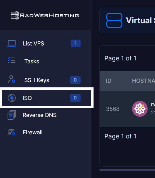 VPS Custom ISO