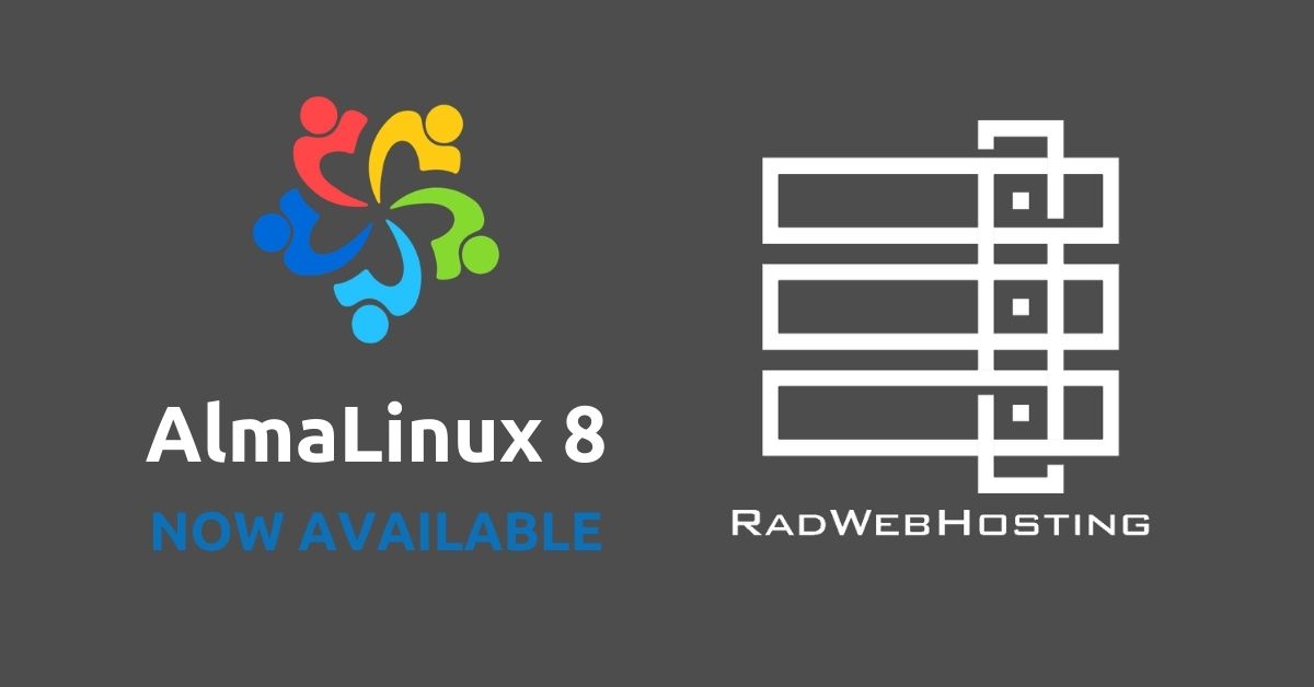 AlmaLinux 8 Now available on VPS servers