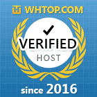 Rad Web Hosting is verified by whtop.com
