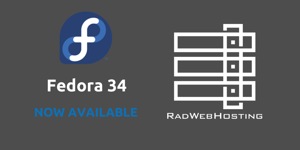 Fedora 34 now available for vps servers