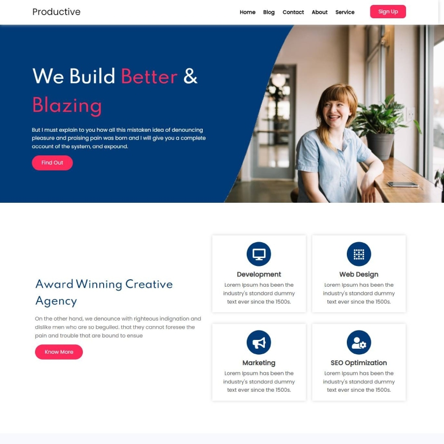 web hosting company website builder