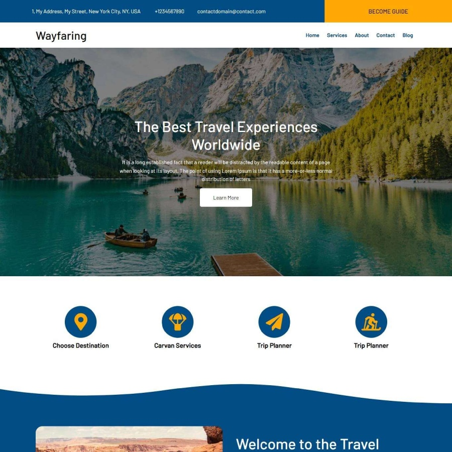 web hosting company website builder