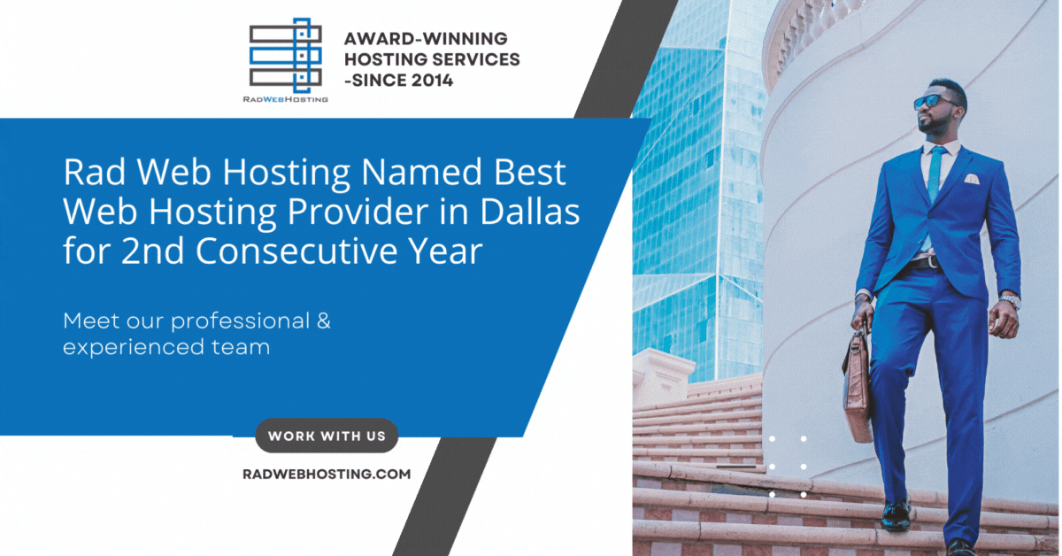 Rad Web Hosting named best web hosting provider in Dallas