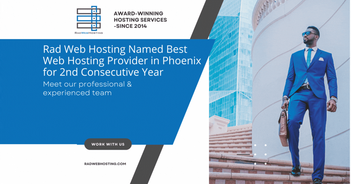 Rad web hosting named best web hosting provider in phoenix